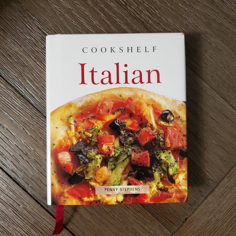 NWOT Cookshelf Italian cookbook full color 255 pages kitchen dining dust cover